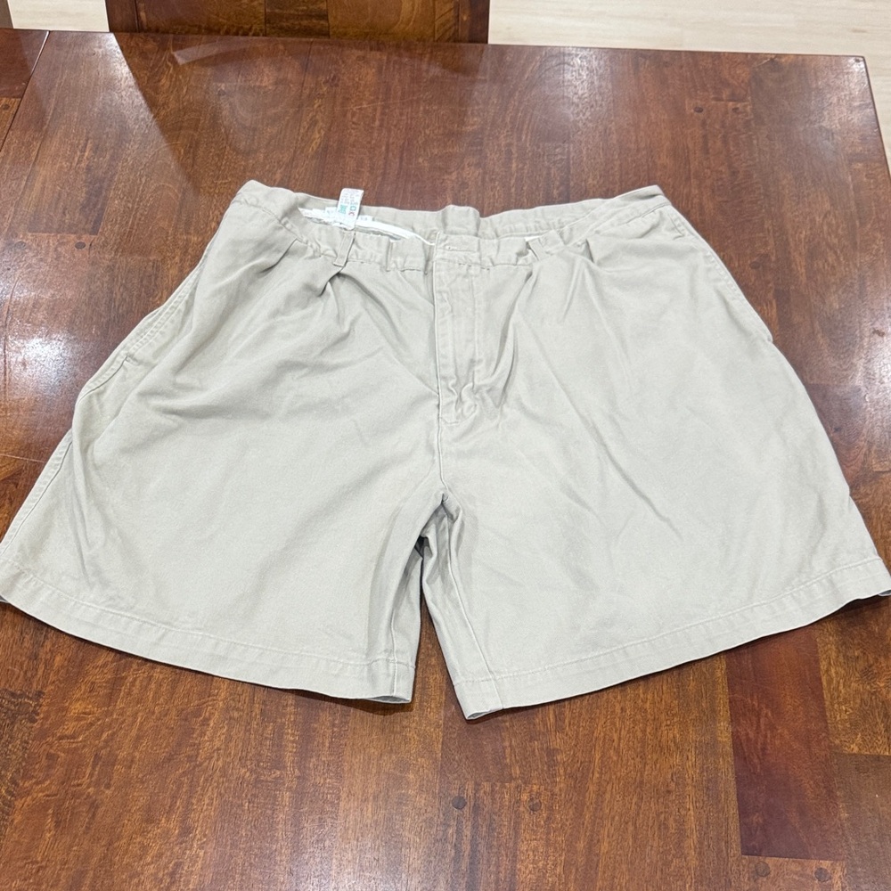 Perry Ellis Khaki Chino Men's Tan Shorts